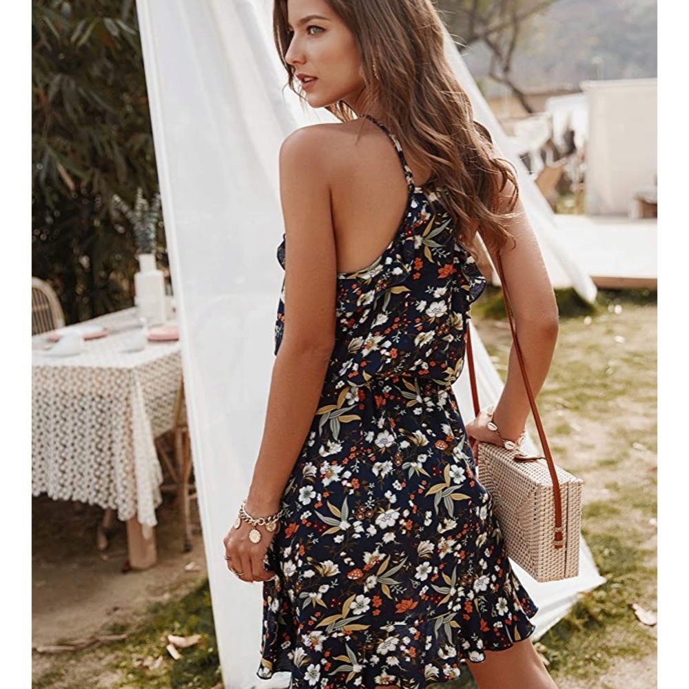 - L Delilah Wear L Boho Floral Dress View 4